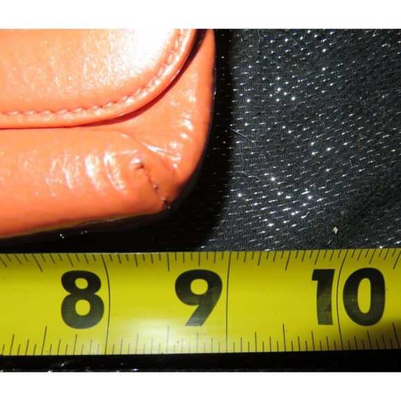 Coach Kristen Coral Patent Leather Flap Large Wristlet Wallet Clutch - Picture 12 of 16